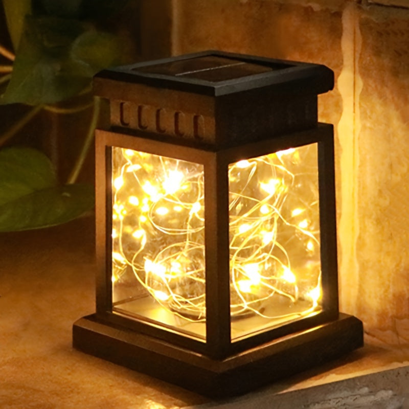 Solarlampa – Set med Vattentäta Solhängande Lampor för Trädgård och Fest