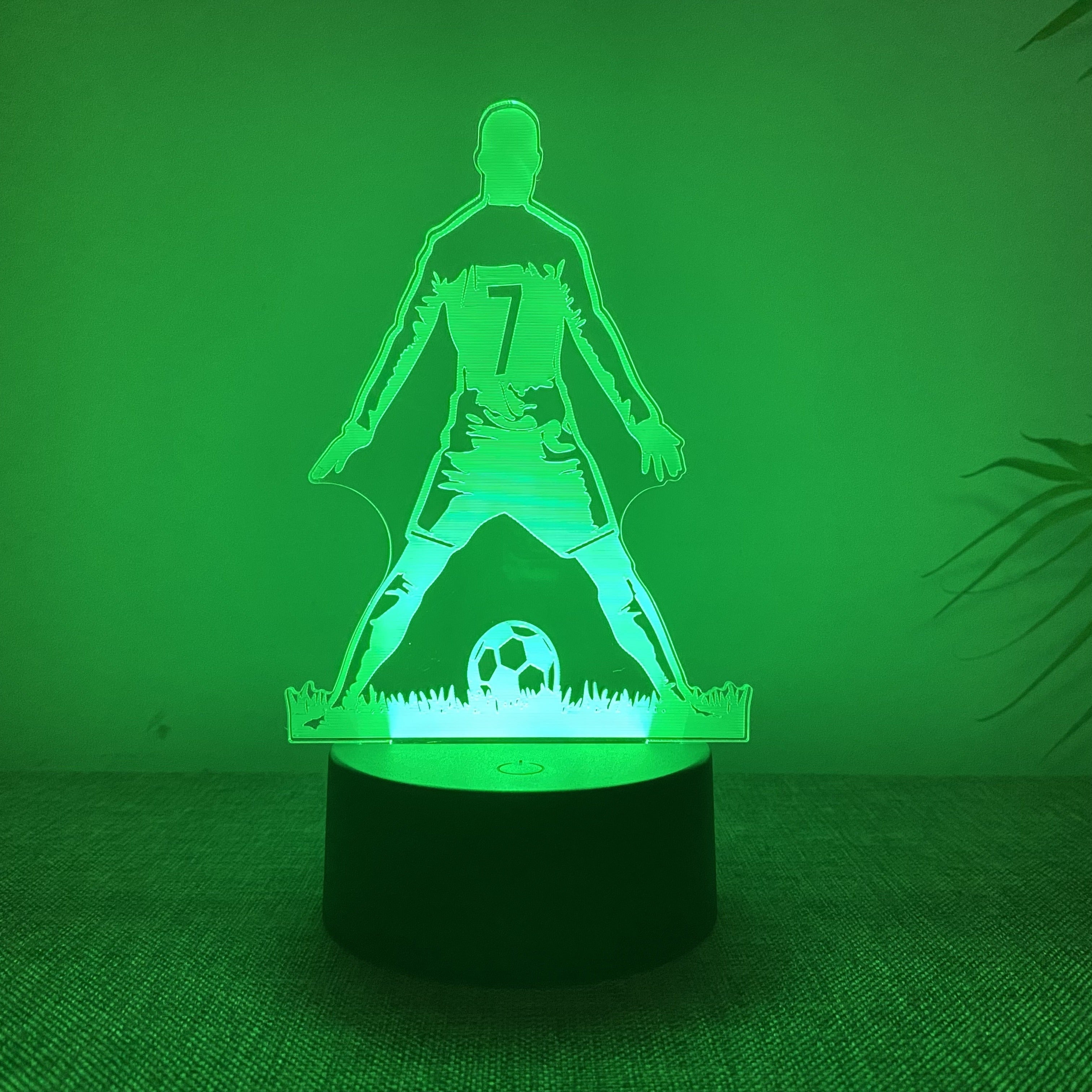 SportGlow – 3D Football Player LED Mood Light with Color Change