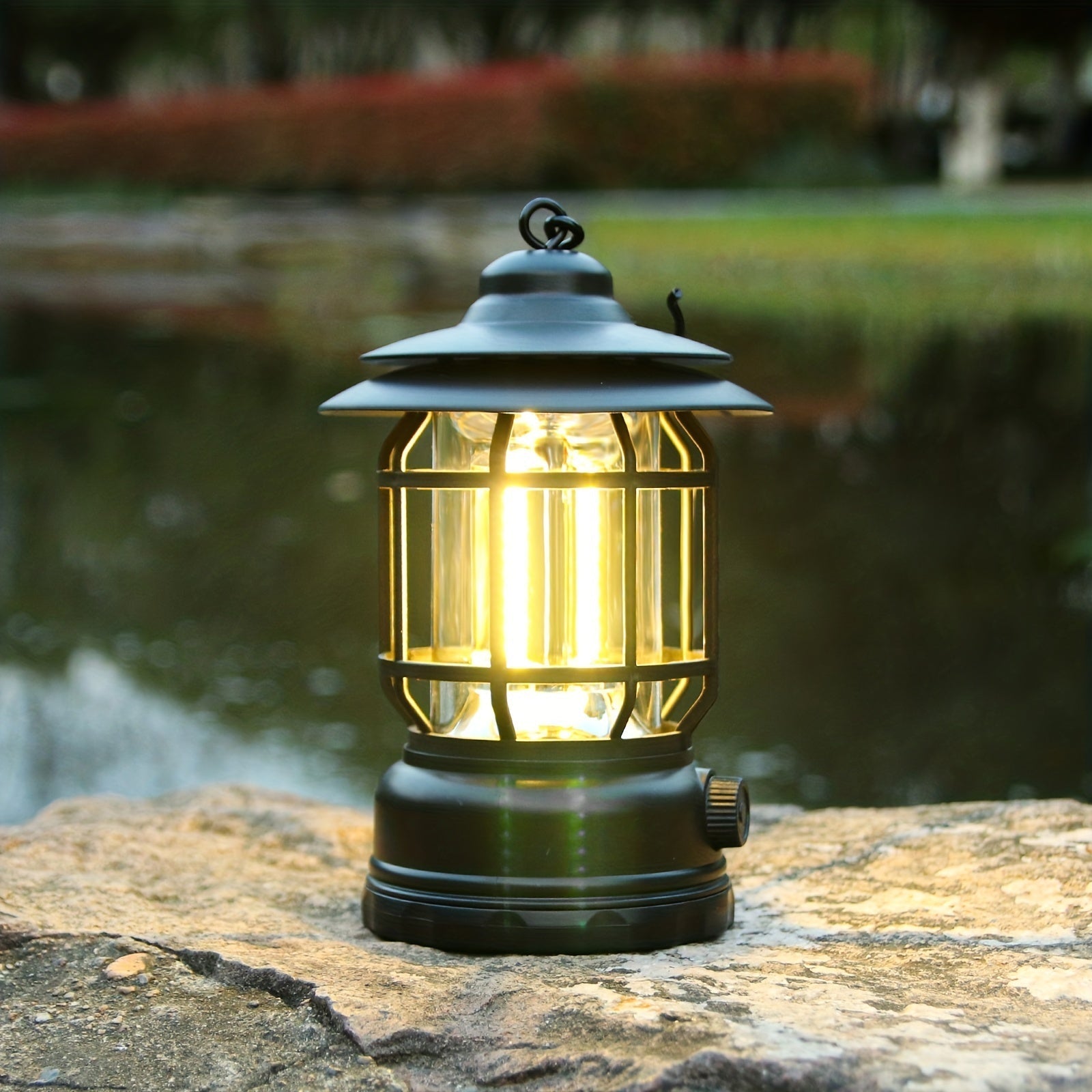 RetroGlow Lampa – Dimbart Uppladdningsbar LED Utomhusbelysning