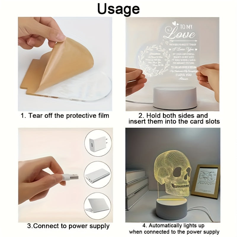 SkullGlow Lamp - Unique 3D LED Table Decoration