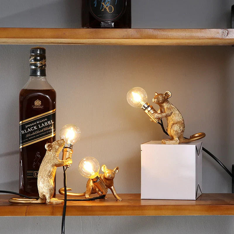 SqueakLight - Playful Mouse-Shaped LED Lamp