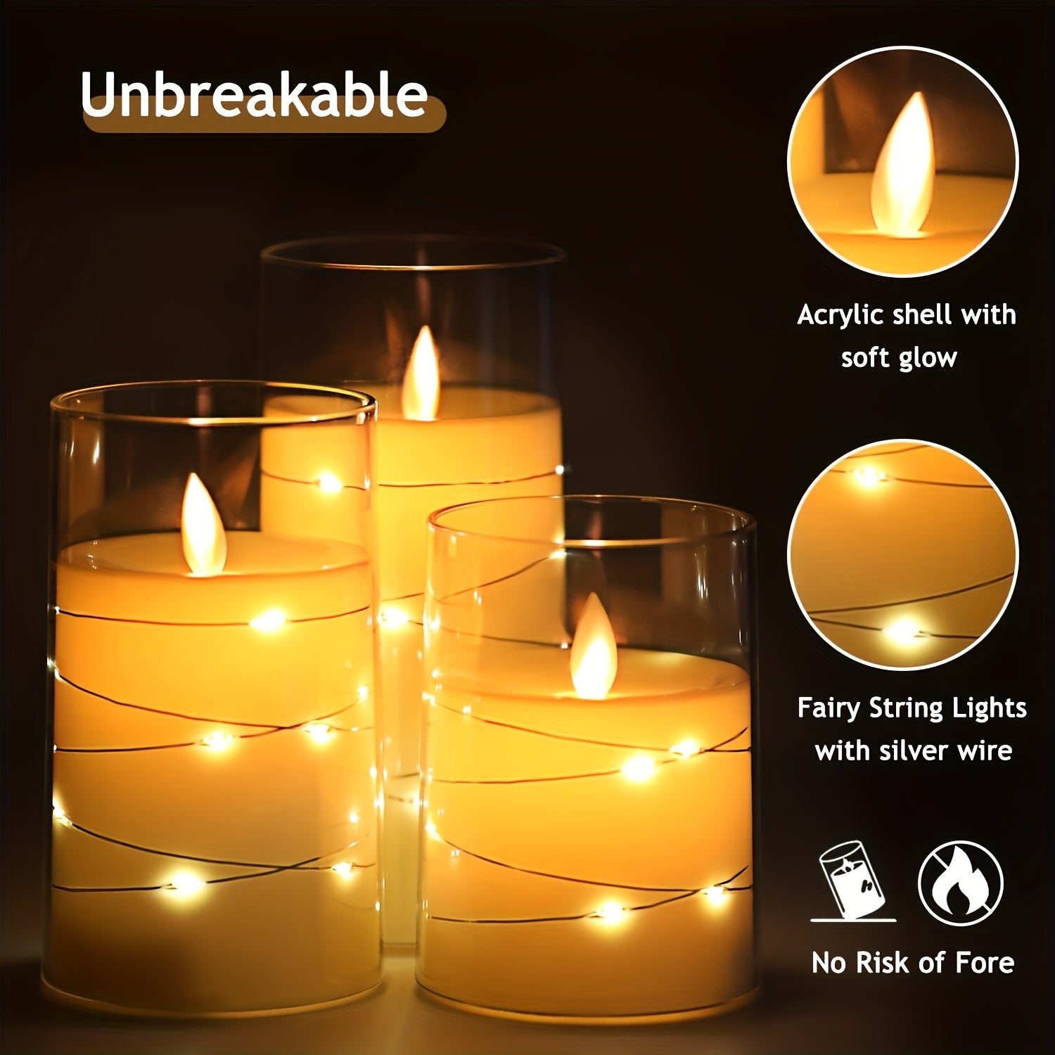 RomanticGlow – LED light SET with remote control