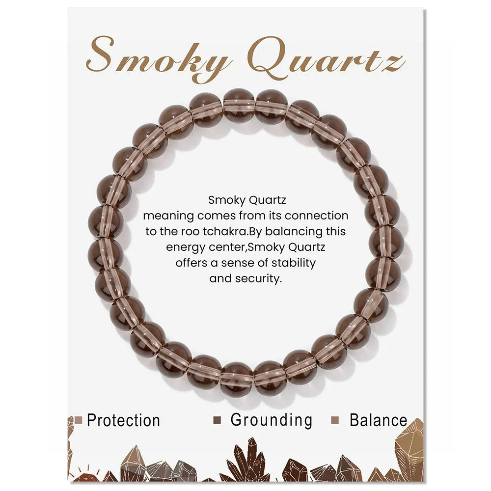 Aria: Natural Crystals Bracelet for Healing Energy