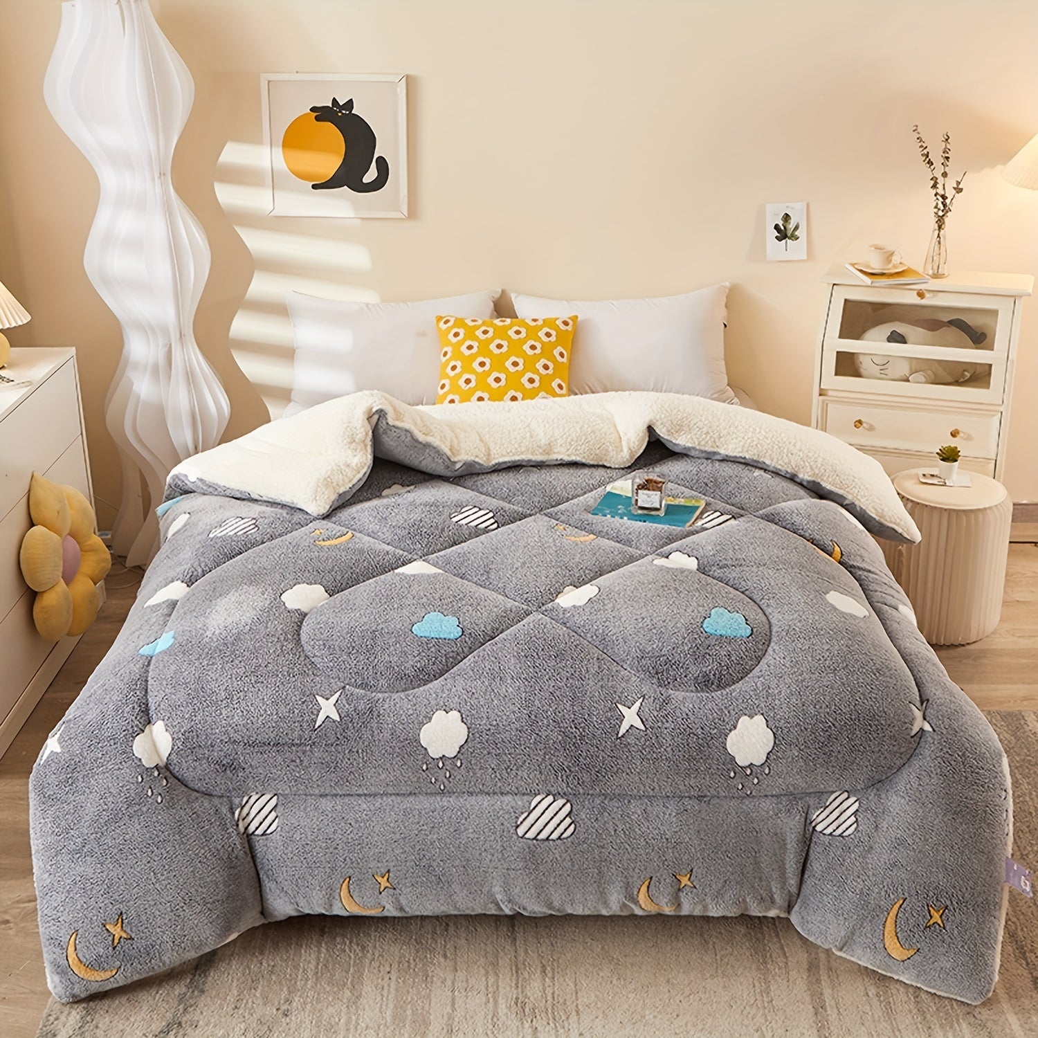 FloralDream – Soft Fleece Winter Blanket