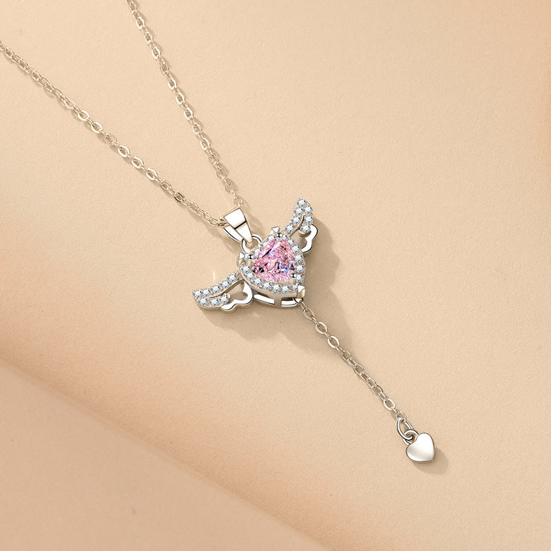 Livia Necklace - Elegant Angel Wing Pendant