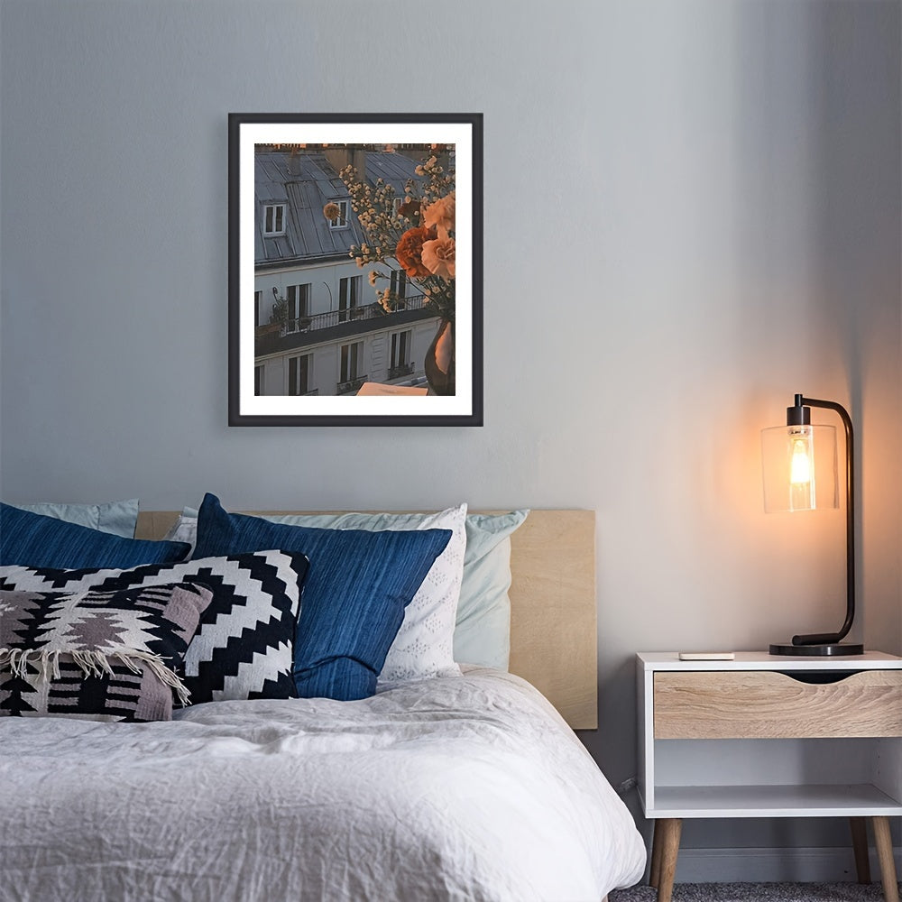 GalleriRam - Set of 3 Black Photo Frames for Walls and Tables