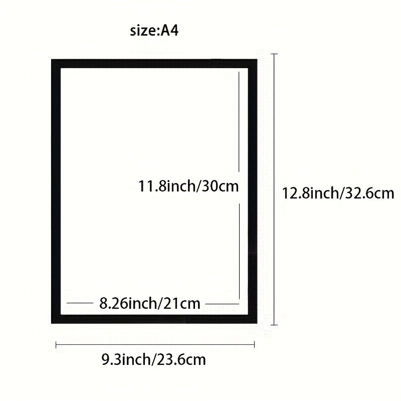 Magnetic Frame – Elegant Magnetic Foot Frame in A4