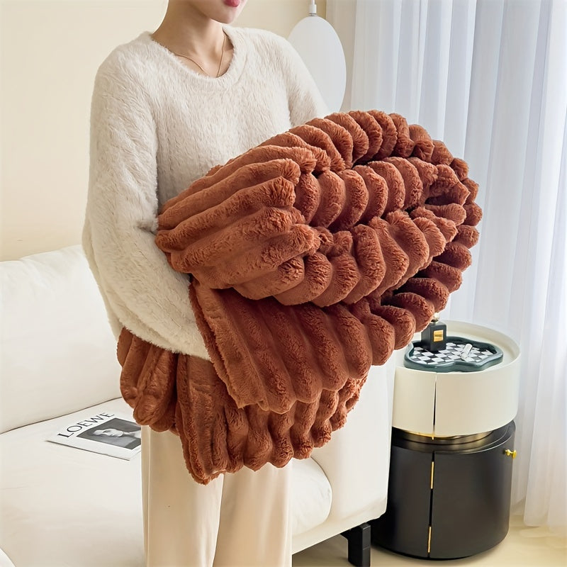 LuxFaux – Luxurious Rabbit Fur Blanket for Ultimate Comfort