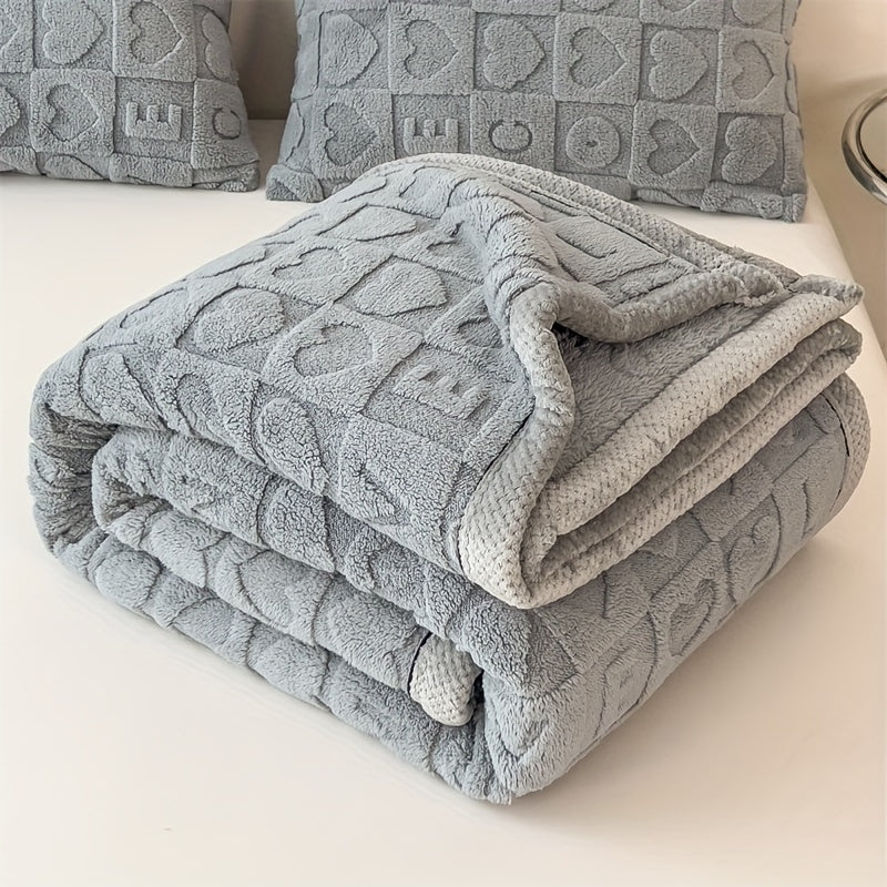 Stylish Coral Fleece Blanket for Ultimate Comfort