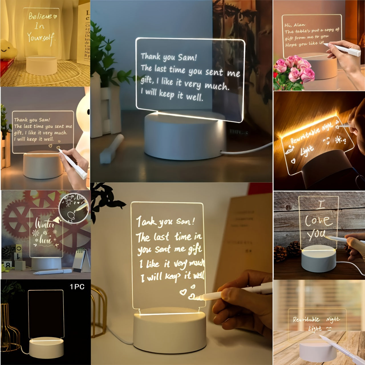 LumiBoard – Stylish LED Table Lamp with Pen Holder