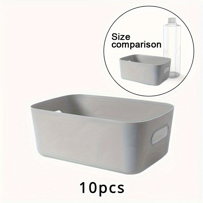OrganiseerGemak - Set of 10 Wall Storage Boxes for Cosmetics and Snacks