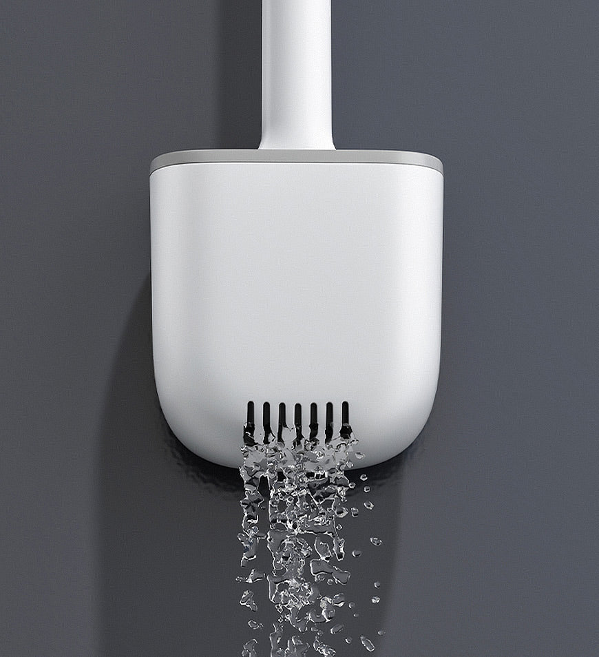 SiliClean – Antibacterial Wall-mounted Toilet Brush with Silicone