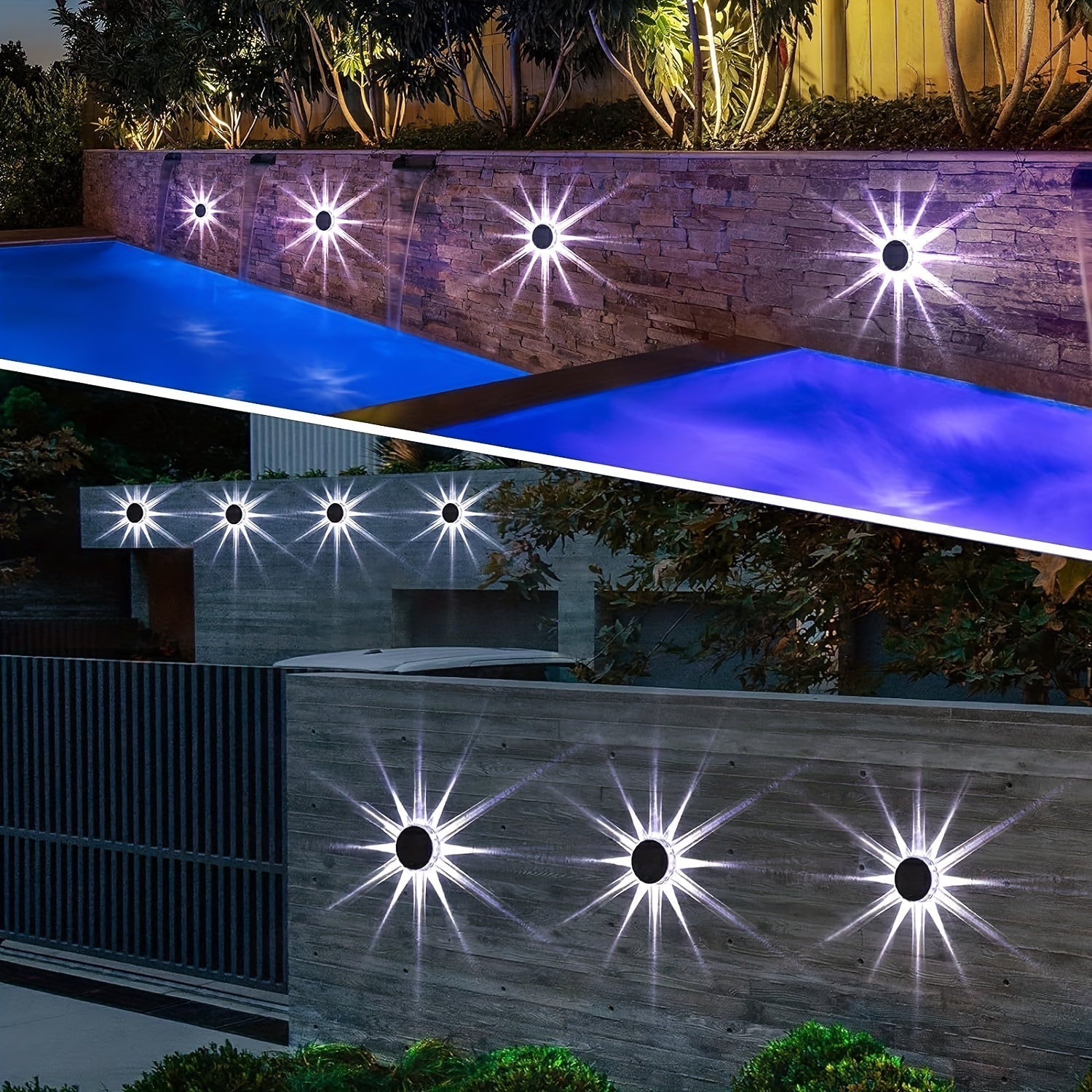SolarGlow Ljus – Set med 4 Solenergi LED-lampor för Utomhusbruk