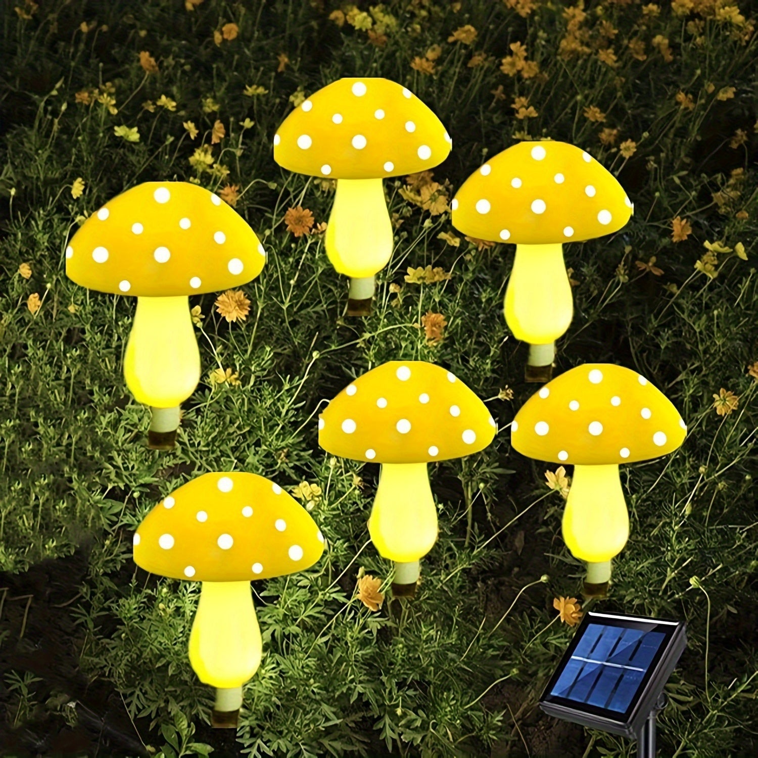 SolarGlow Lamp - Energy Efficient Garden Lighting with 8 Modes