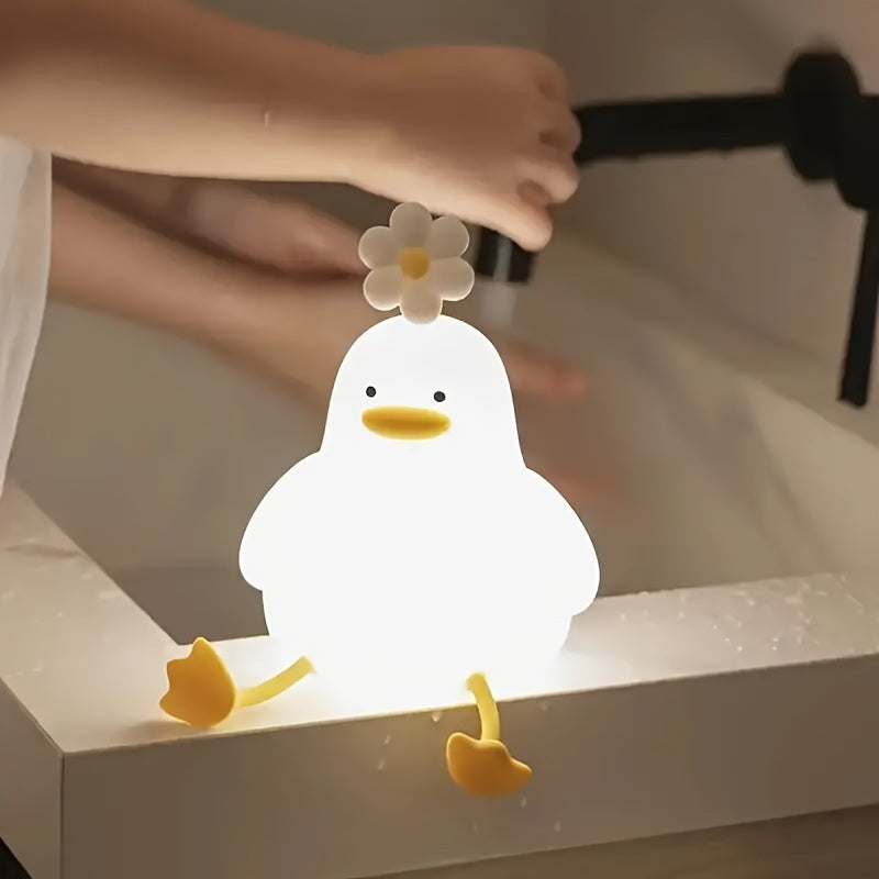 BloomDuck – Dimmable Silicone Night Light with Folding Function