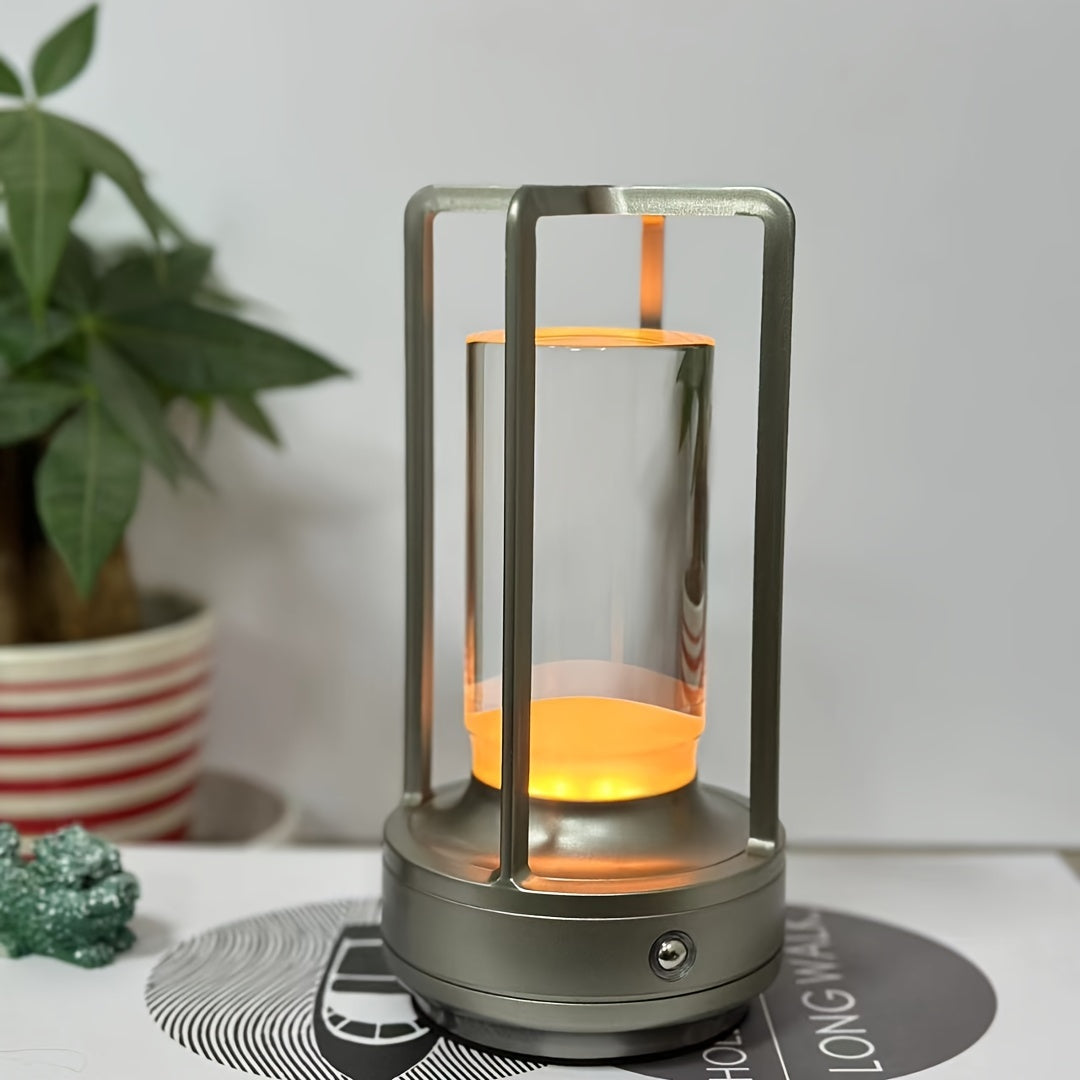 LumiCrystal - Rechargeable LED Crystal Table Lamp