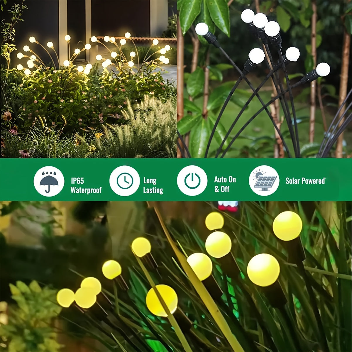 SolarFirefly lights - Stylish LED taming boom for outdoor use