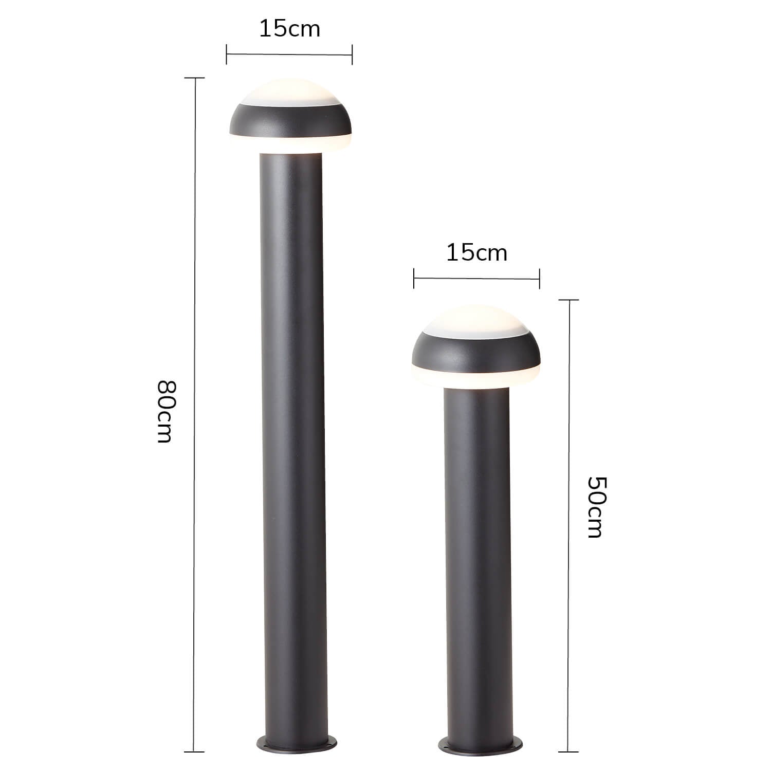 LumaPillar - Moderna LED Pollerljus för Utomhus