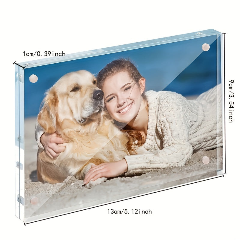 ElegantFrame - Horizontal Acrylic Foot Frame for Modern Interiors