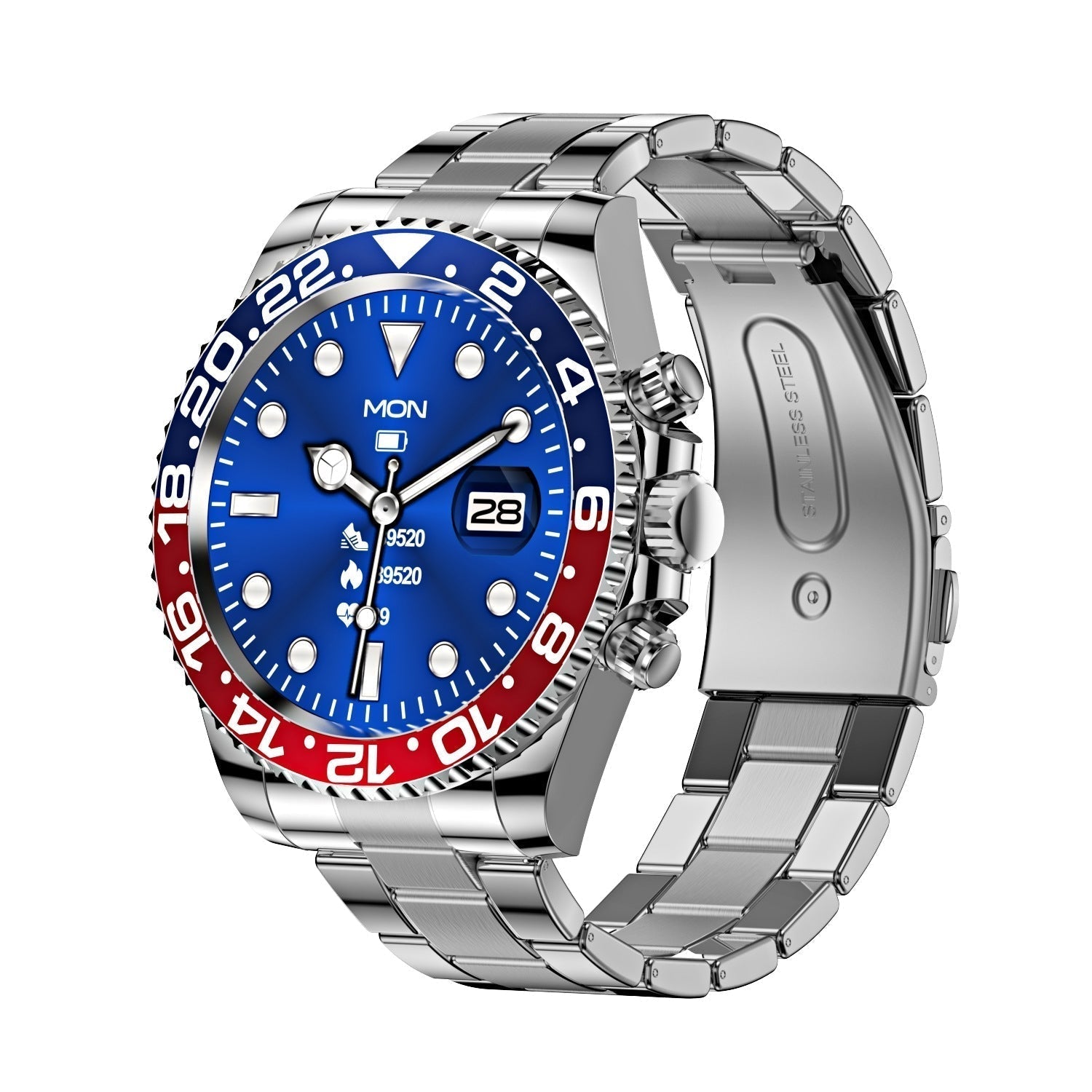 PowerTech Smartwatch - Stylish Health Monitor for Active Lifestyle