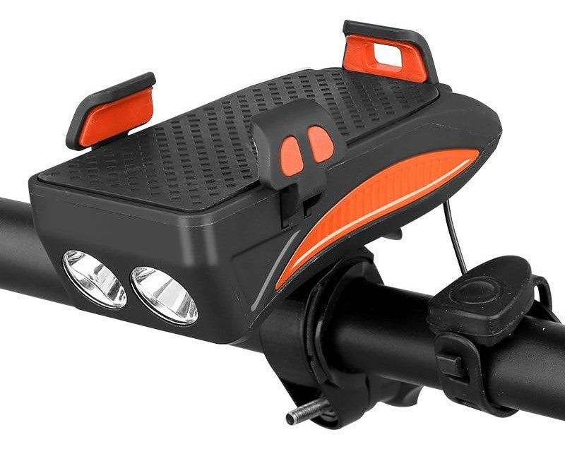 RideGuard - 4-in-1 Bicycle Phone Holder with Powerbank