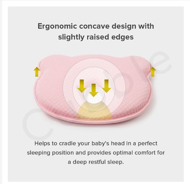 ErgoNest - Orthopedic Memory Foam Baby Pillow