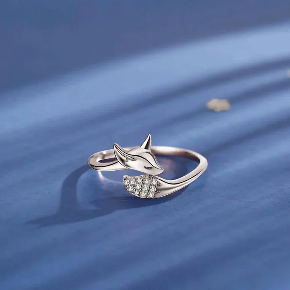 Elegant silver winter ring - Renara