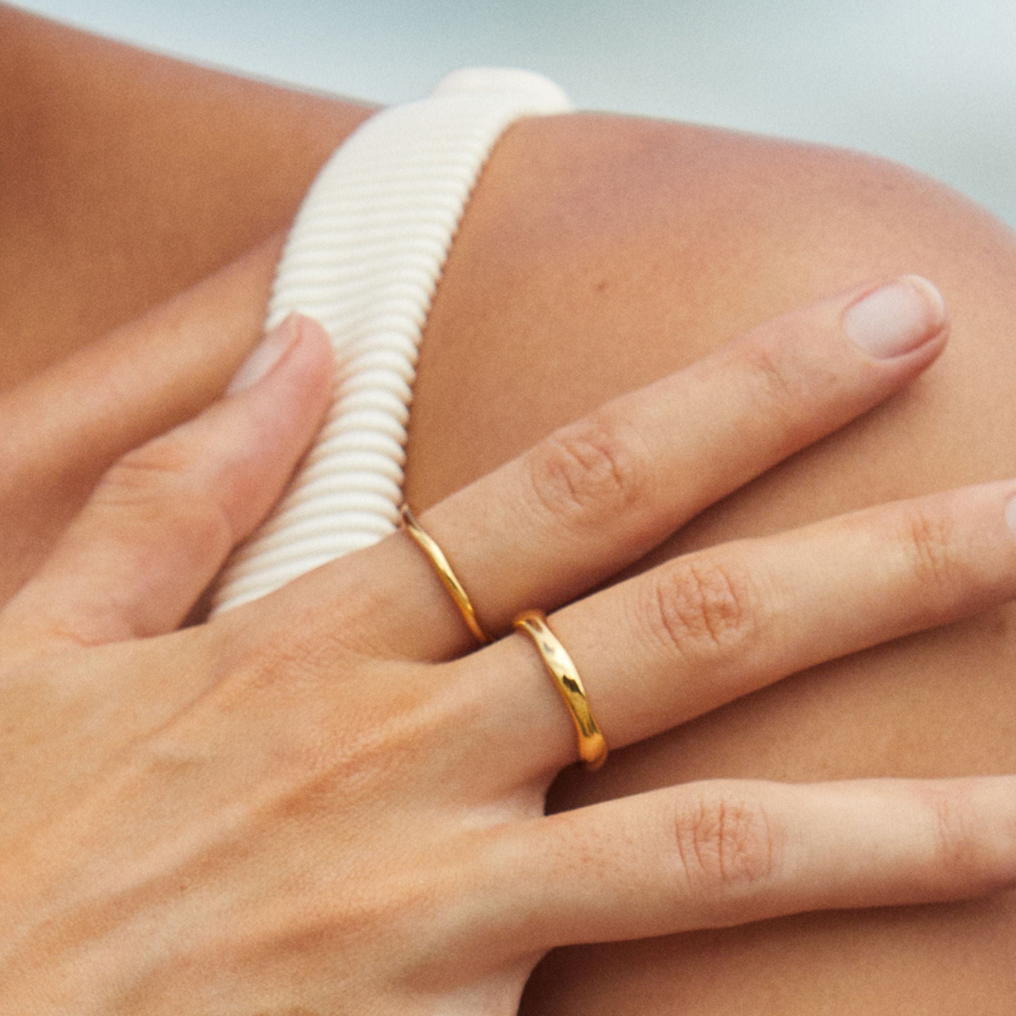 Elegant Stacking Ring Set - Luna