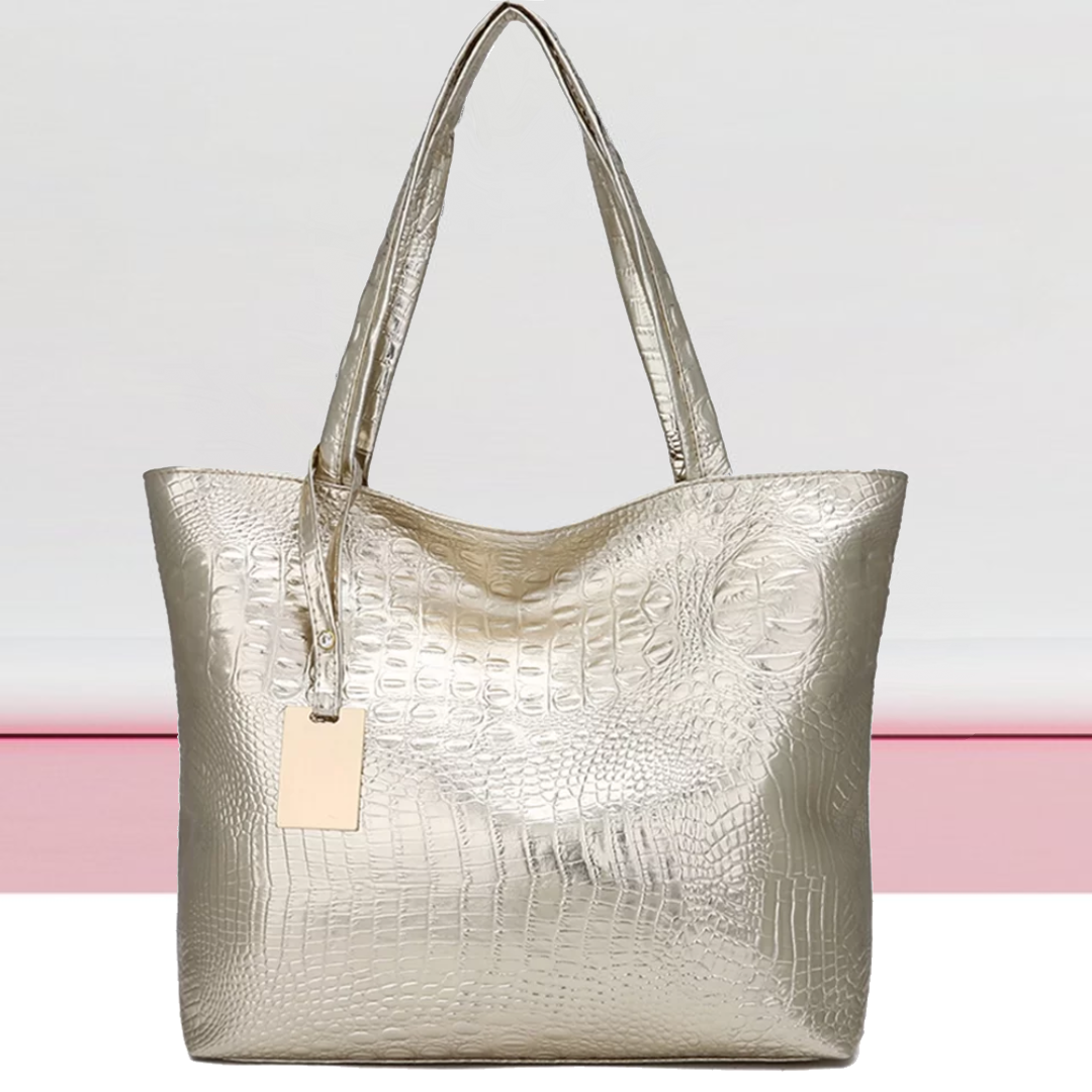 IsabellaBag – Luxury Shoulder Bag with Crocodile Print