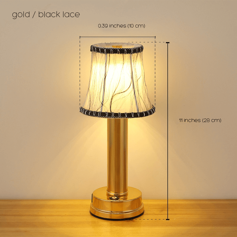 CozyGlimmer - Refined Wireless Table Lamp with Dimmer Function