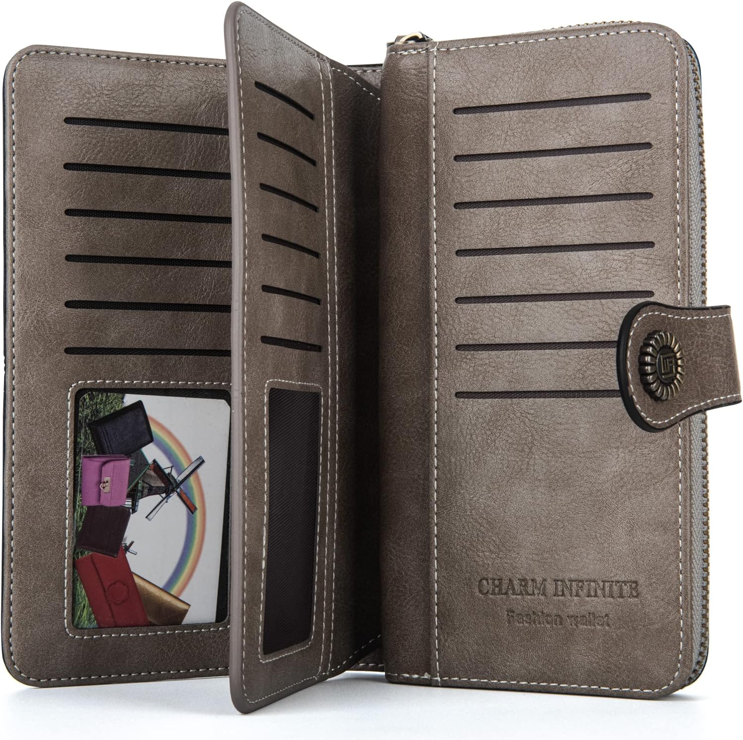 LeatherMax - Stylish Leather Wallet with Wristband