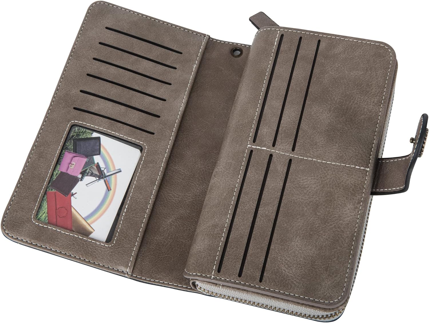 LeatherMax - Stylish Leather Wallet with Wristband