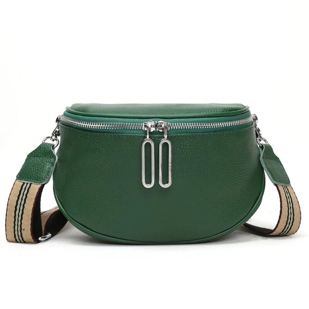 Lucy Leather Bag – Trendy and Cute Leather Saddle Bag