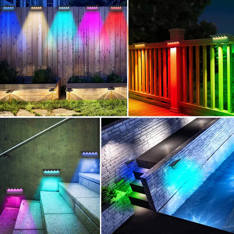 LumièreVive Solarlampa för Trädgård - Hållbar & Väderbeständig Belysning