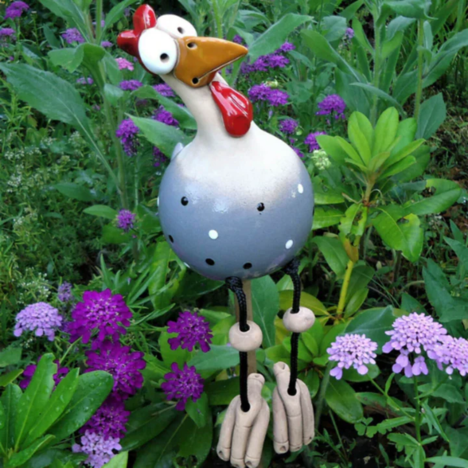 Happy Hen – Playful Garden Chicken Decoration for Outdoors
