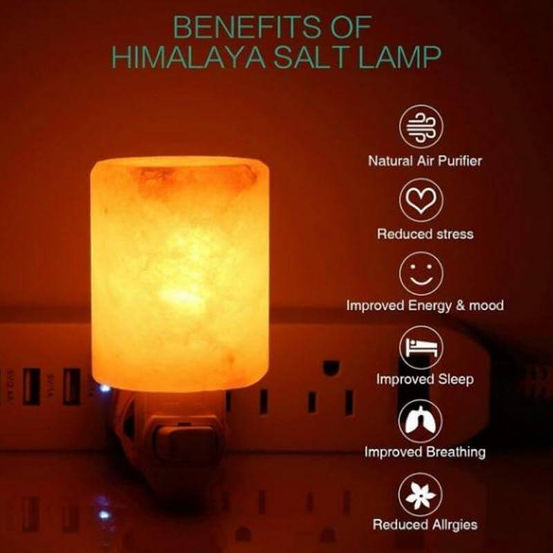 GlowSalt Lamp - Enchanting Himalayan GlowSalt Lamp for a Healthy Atmosphere