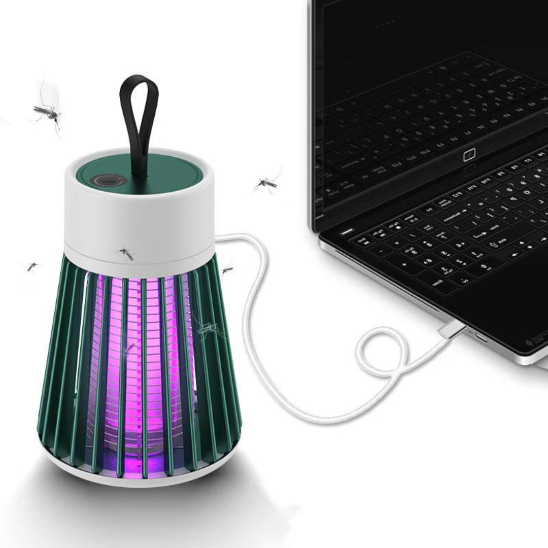 CampGuard - Multifunktionell Utomhuslampa med 360° Insektskydd och USB