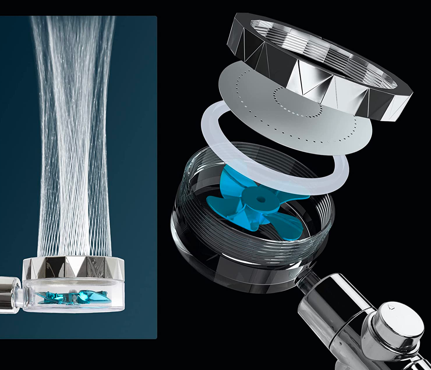 HydroPower Shower Head – Durable Shower Spray with Filter