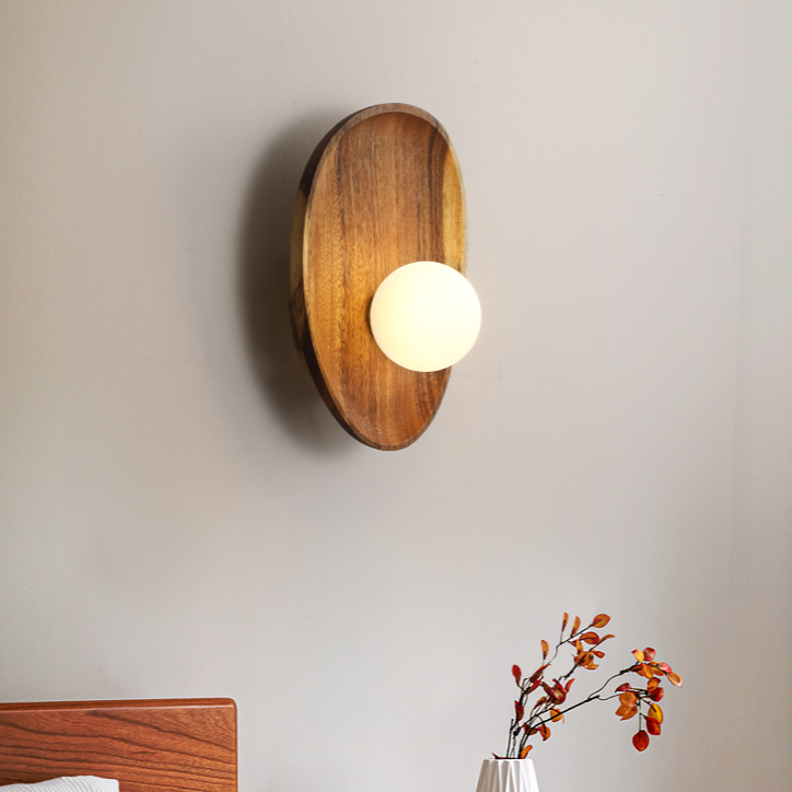 BoisLumi Wall - Natural Wooden Wall Lamp for Atmospheric Lighting