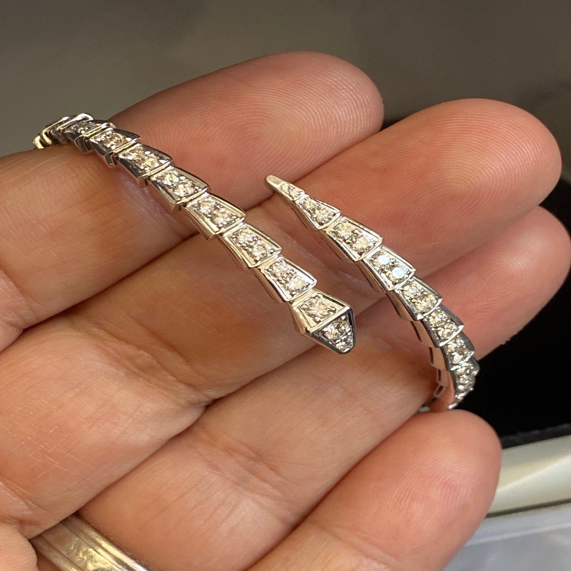 Eternity Band – Luxe Snake Chain with Shiny Surface