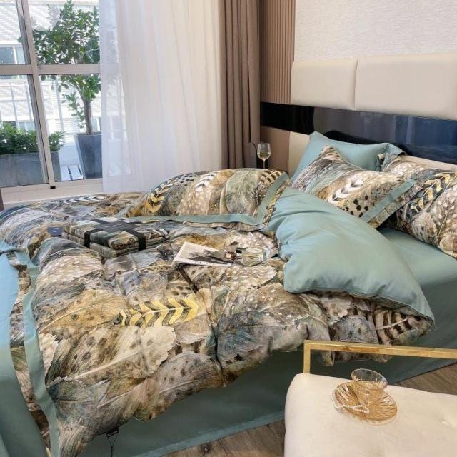 Feather Heathe – Luxury Egyptian Cotton Duvet Set