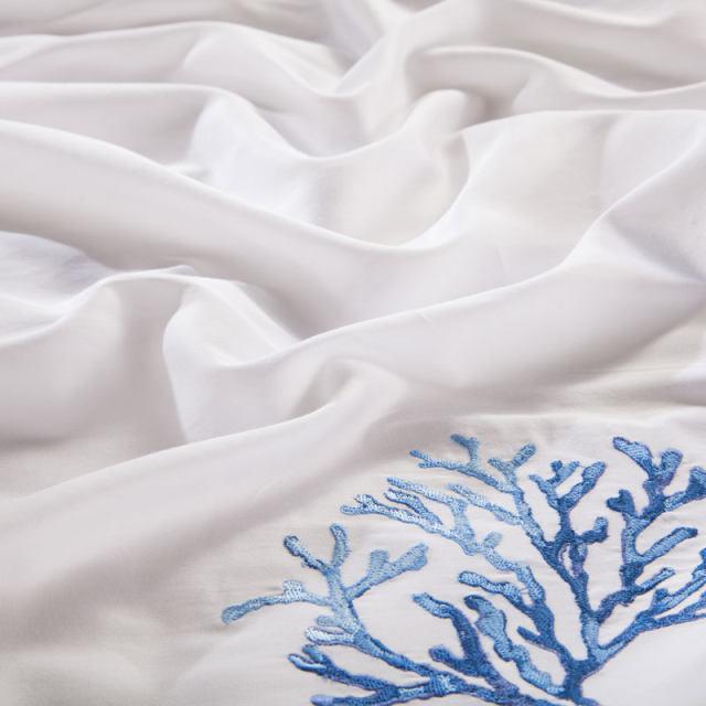 Blue Coral – Luxurious Egyptian Cotton Duvet Cover