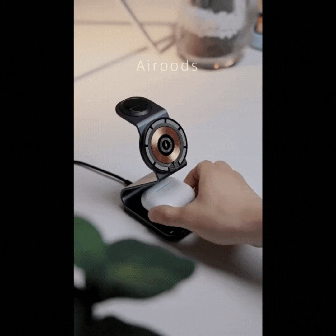 Chargy Pro - Stylish Magnetic Wireless 3-in-1 Charger