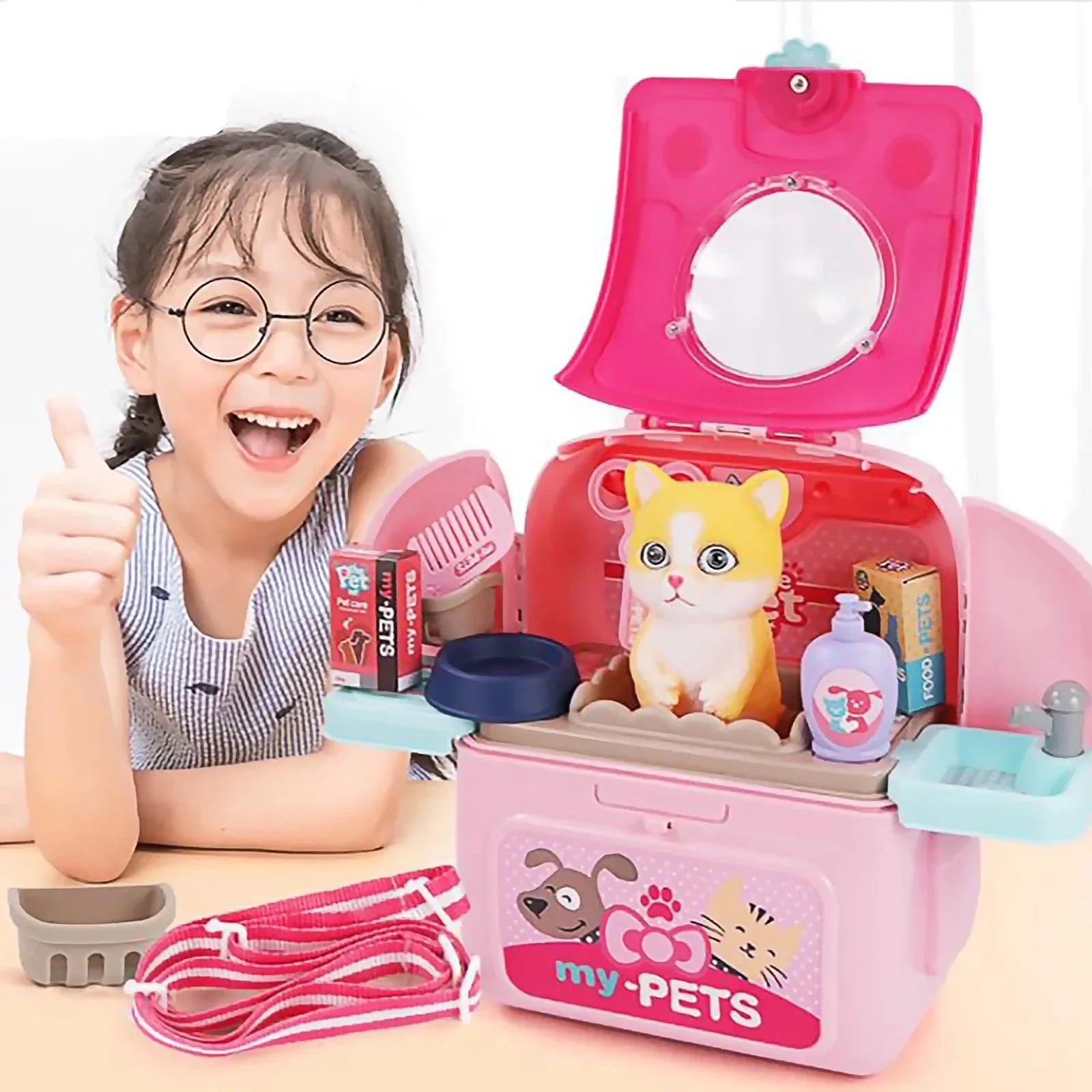 Pet Paradise - Portable Pet Grooming Set for Kids