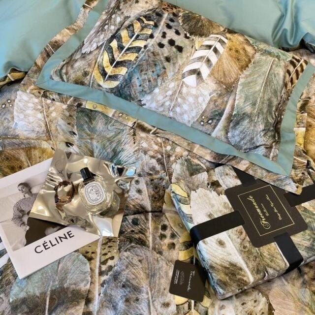 Feather Heathe – Luxury Egyptian Cotton Duvet Set