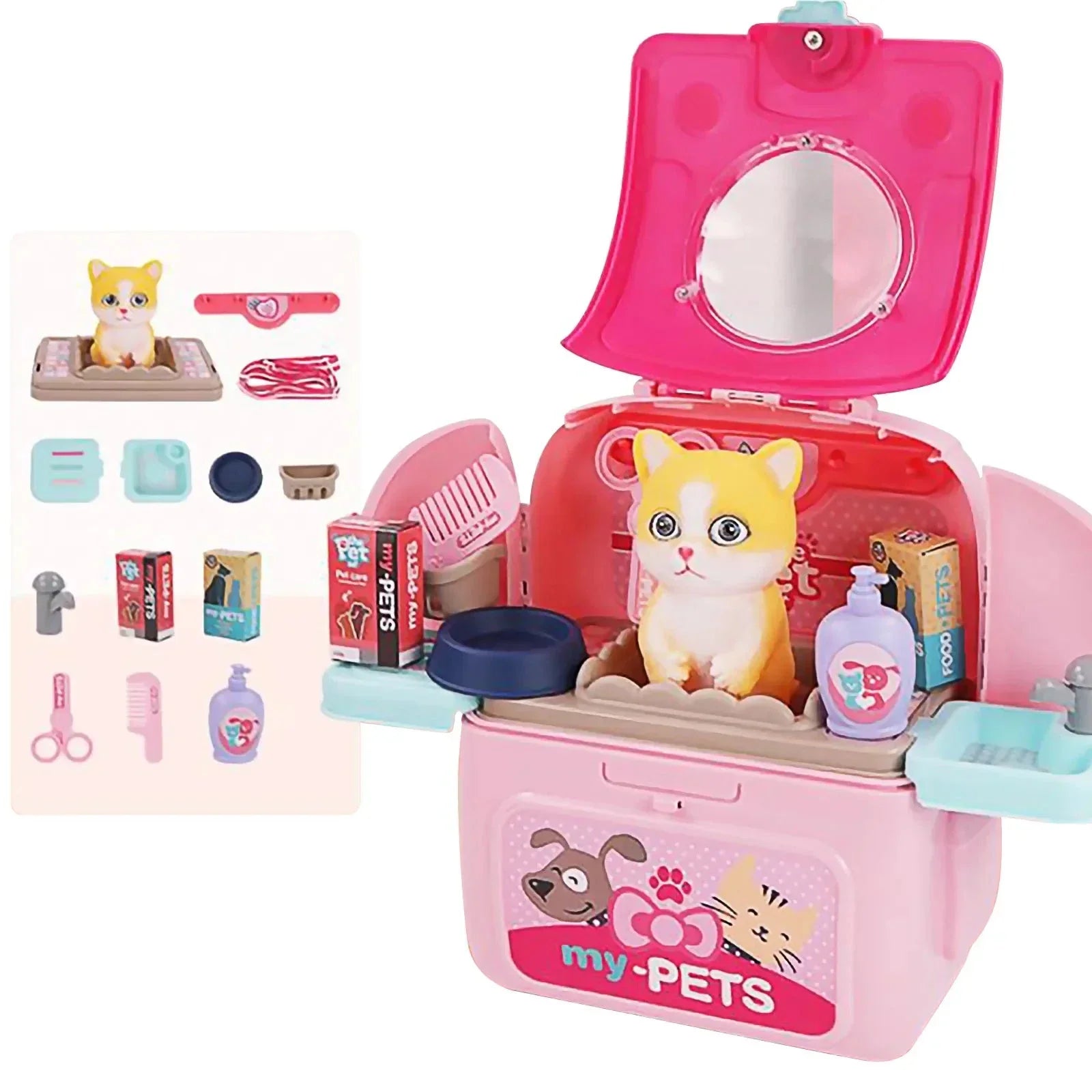 Pet Paradise - Portable Pet Grooming Set for Kids