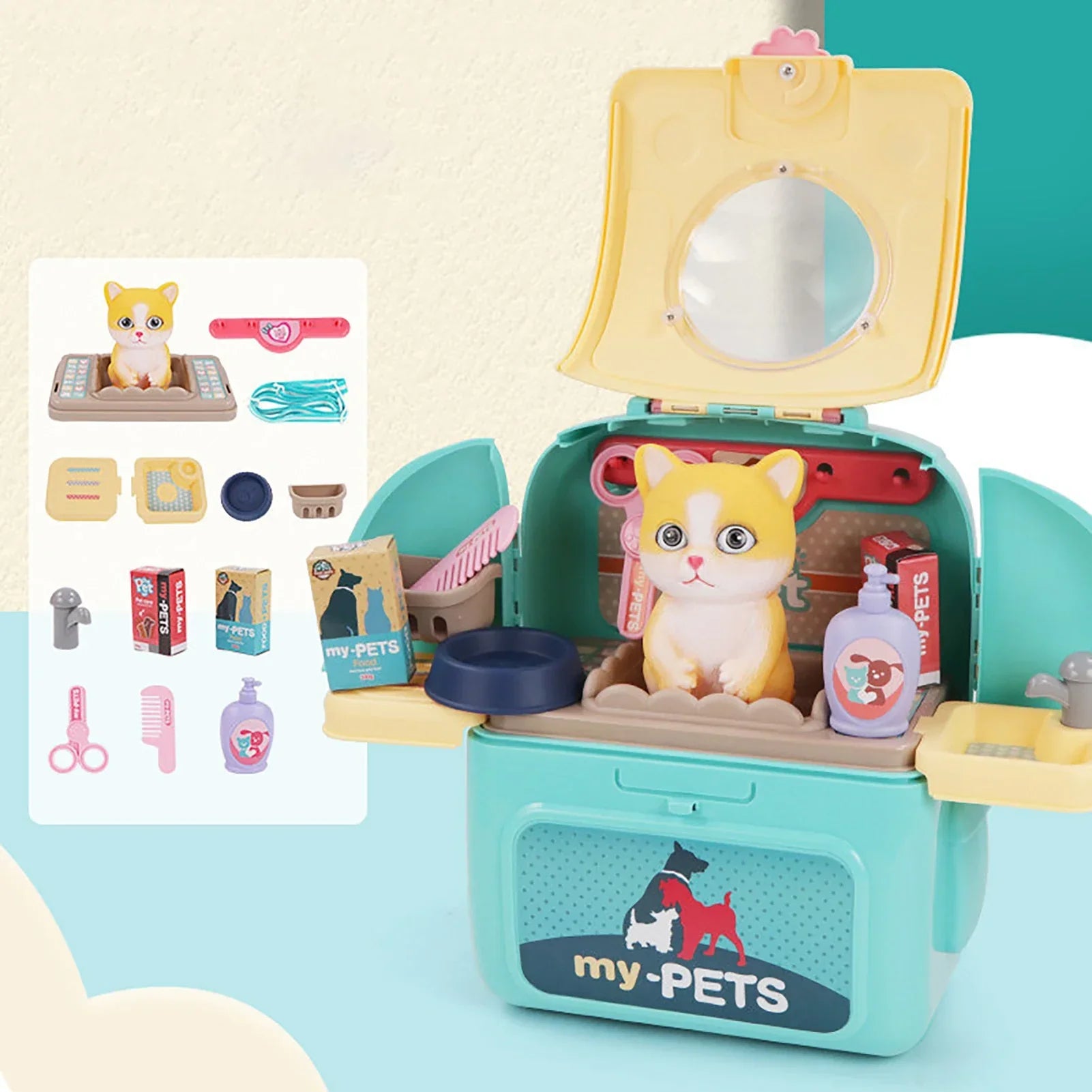 Pet Paradise - Portable Pet Grooming Set for Kids
