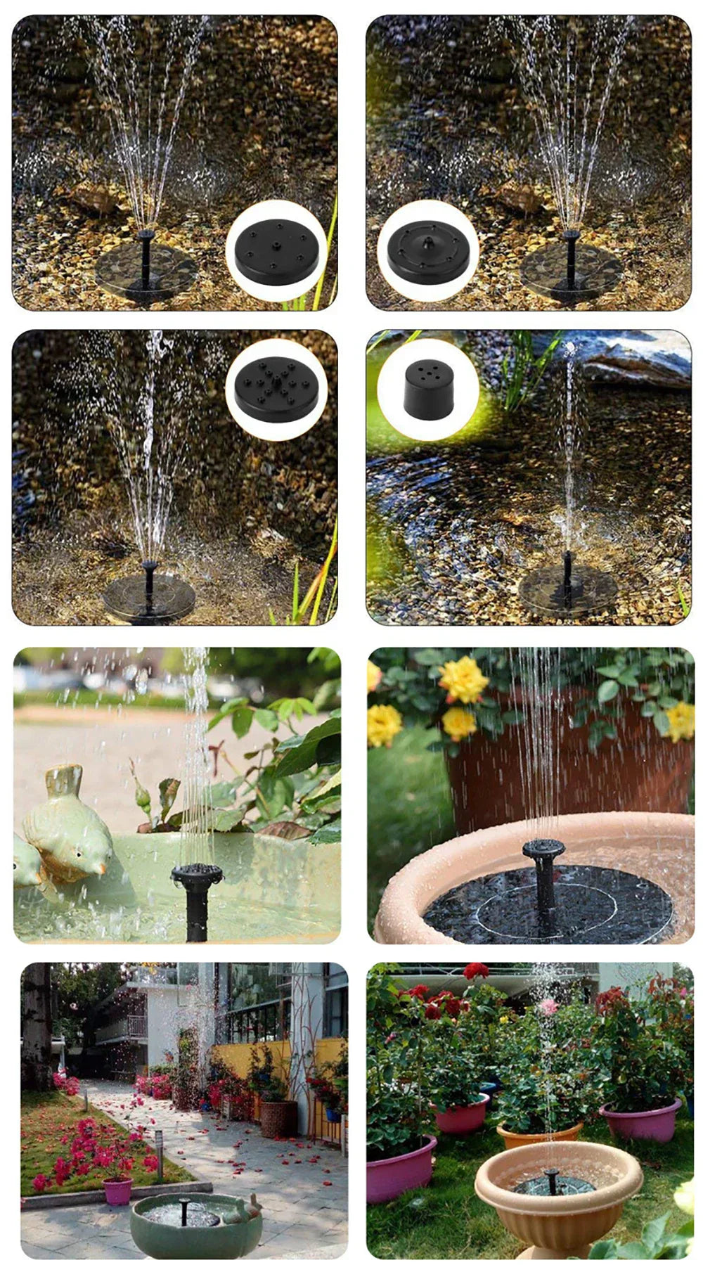 TranquilFlow – Relaxing Garden Fountain with Solar Light