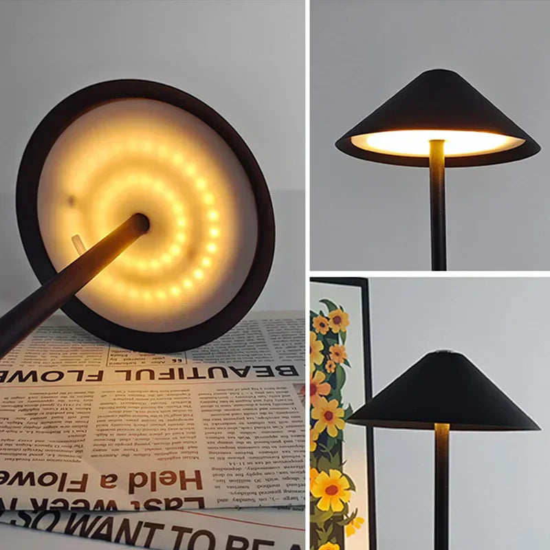 Elegant GoLumina Wireless Desk Lamp with Adjustable Lighting