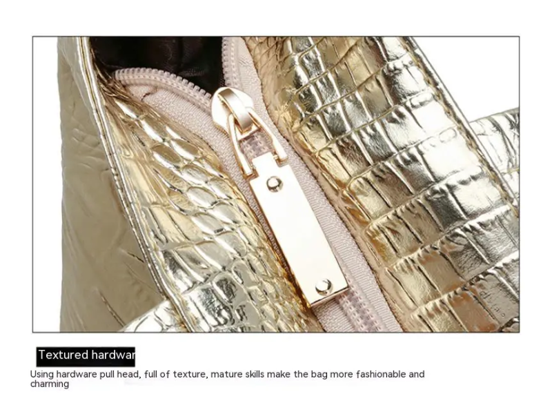 IsabellaBag – Luxury Shoulder Bag with Crocodile Print